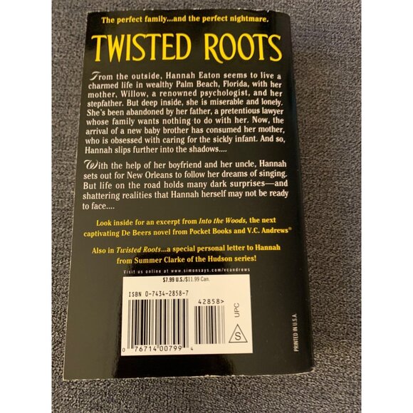 "Twisted Roots" By V.C. Andrews Paperback Book - Picture 2 of 8